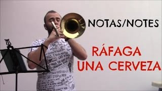 Notas Ráfaga  Una Cerveza HD [upl. by Enellek]