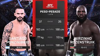 Santiago Ponzinibbio🇦🇷 vs Jairzinho Rozenstruik🇸🇷  Semifinal [upl. by Enait776]