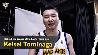 Keisei Tominagas Exclusive BehindTheScenes At Media Day  NBA G League [upl. by Jordon]