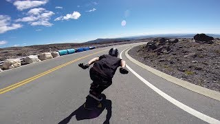 Longboarding Mt Ruapehu Freeride [upl. by Arac112]