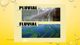 Pluvial Fluvial Alluvial Geography Cartography UGC NET Notes [upl. by Emalee117]