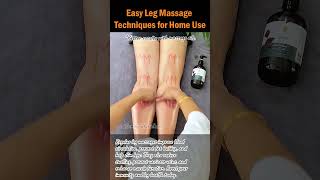 Easy Leg Massage Techniques for Home Use legmassage leghealth slimlegs naturaltherapy legcare [upl. by Fuller]