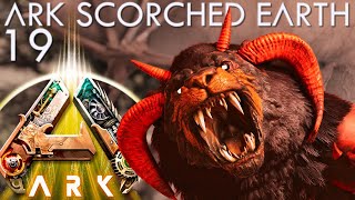 MANTICORE amp ALPHA WYVERN BATTLE Ark Scorched Earth Ascended E19 [upl. by Reham]