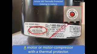 100 Days of Article 100 Thermal Protector and Thermally Protected [upl. by Rehtaef]