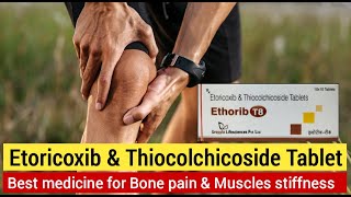 Etoricoxib and thiocolchicoside tablets  nucoxia tablet uses in hindi  uses side effects amp Dose [upl. by Ilka]