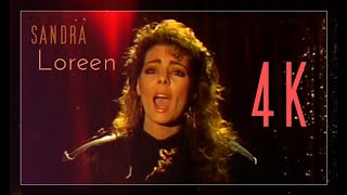 Sandra  Loreen Official 4K Video 1986 [upl. by Annaohj]