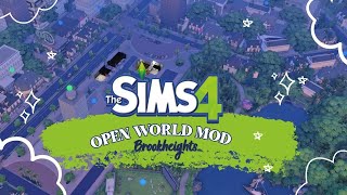 The Sims 4 Open World Mod AÇIK DÜNYA Brookheights NASIL İNDİRİLİRYÜKLENİR PART 1 [upl. by Thagard554]