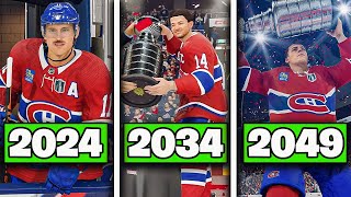 Rebuilding The Montreal Canadiens Until Franchise Mode Ends [upl. by Tutt]