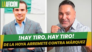 Óscar de la Hoya advirtió a Juan Manuel Márquez para que no diga mentiras sobre él [upl. by Aihsyn434]