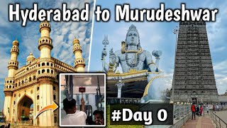 How to Reach Murudeshwar  Hyderabad to Murudeshwar and Gokarna  Day 0 vlog Train journey [upl. by Plume]