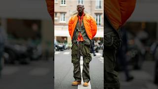 Street style at Paris Fashion Week Men’s Spring 2025 fashion trends fashionweek moda style [upl. by Ahseiat]