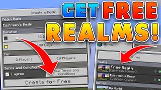 How to get REALMS for FREE in Minecraft Pocket Edition iOS amp Android Get FREE PAID APPS 2017 [upl. by Oicirtap]