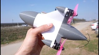 3D printed Rocket Quad Part II 6S Runs [upl. by Egan411]