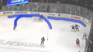 How to Beat a 212 Forecheck Ryan Carters Goal  052312 [upl. by Marienthal]