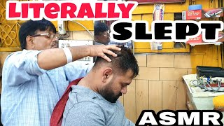 ASMR head massage with neck cracking By Indianbarber Sarwan [upl. by Neva]