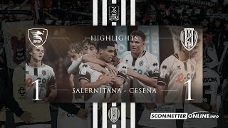 Salernitana  Cesena 11 Highlights [upl. by Zippora]