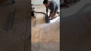 New construction but wood subfloor needs work flooring lvpinstall installer contractor tools [upl. by Pathe25]