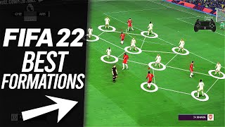 FIFA 22  BEST FORMATIONS amp TACTICS [upl. by Pros]