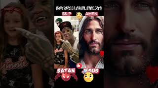 Jesus vs Satan  0514 jesiis jesuschrist god catholic edit jesus fe [upl. by Williamsen]