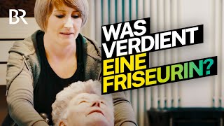 Schneiden föhnen stylen So viel Geld verdient eine Friseurin I Lohnt sich das  BR [upl. by Marutani648]