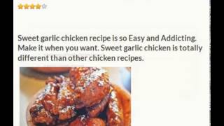 Sweet garlic chicken recipe [upl. by Ymeraj]