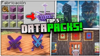 🟢 TOP 5 DATA PACKS MINECRAFT 116  117 😲 quotDUNGEONS en MINECRAFTquot Episodio 2 [upl. by Oaks124]