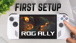 How To Setup The ROG Ally For Gaming [upl. by Martin]