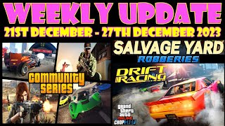 Weekly Update 21st December  27th December 2023  GTA Online [upl. by Nyvrem]