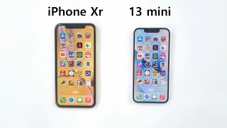 iPhone 13 mini vs iPhone XR  2024 Speed Test [upl. by Thurber832]