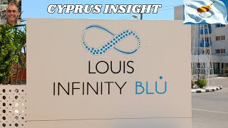 Louis Infinity Blu Hotel Pernera  A Tour Around Including Room [upl. by Eiramaliehs]