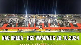 quotPAMIĘTAMYquot  NAC Breda  RKC Waalwijk 26102024 [upl. by Siegfried267]