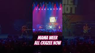 Mama Weer All Crazee Now mamaweerallcrazeenow quietriot livemusic 80s kevindubrow rudysarzo [upl. by Alvera]