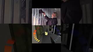 Defeating Oddjob in Goldfinger 64 goldeneye mods n64 [upl. by Akirat16]