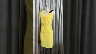 Draping a Cowl Neck Dress in Jersey Fabric [upl. by Modeste316]