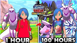 Only Legendarys  Pokemon Sword amp Shield Randomizer 100 Hours Gameplay  Only Legendary Challenge [upl. by Lemmor]