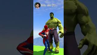 GAT V SPIDERMAN VS 4 GREEN MAN CARTOON shorts gta [upl. by Ahseiym]