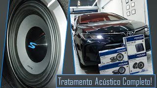 Corolla Tudo Alpine Sub 10pol Falantes e Amplif c Processad Integrado by Razor [upl. by Noxid]