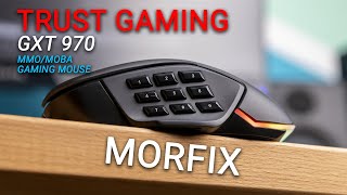 Trust GXT 970 Morfix  AMAZING BUDGET Customizable Gaming Mouse [upl. by Henricks519]