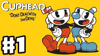 Cuphead  Gameplay Walkthrough Part 1  Dont Deal with the Devil World 1 Bosses PC [upl. by Edelson]