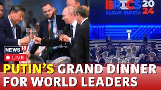 Putin Greeted Leaders Of Brics Countries At Dinner  BRICS 2024 Live  PM Modi  Xi Jinping  N18G [upl. by Jeb]