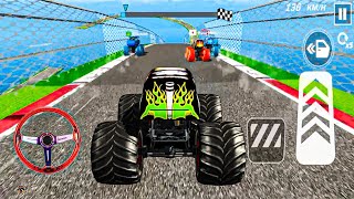 Monster Truck Mega Ramp Extreme Racing  Impossible GT Car Stunts Driving 402  Android Game [upl. by Ydur]