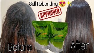 Bremod Keratin Hair Rebonding On Treated Hairs  Permanent hair Straightening [upl. by Rafaela303]