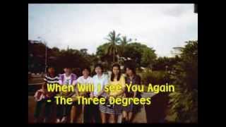 When Will I see you again with full lyrics  original song by three degrees [upl. by Bik890]