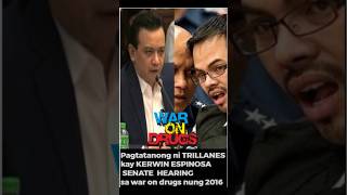 TRILLANES vs KERWIN ESPINOSA Senate Hearing 2016 Ang Pagdawit kay LEILA DELIMA sa War on Drugs [upl. by Ahsiuq]