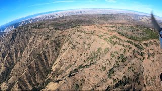 Memaloose Airstrip Oregon Landing exterior gopro view [upl. by Otilrac]