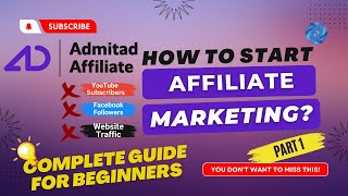 How To Start Affiliate Marketing  Admitad Affiliate Program  Complete Guide  Watch in UrduHindi [upl. by Dermott]