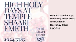 Rock Hashanah Early Service w Guest Artist Joe Buchanan [upl. by Ysiad976]