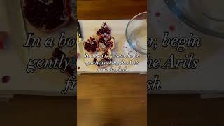 ✨Cutting a Pomegranate✨ food howto fruit [upl. by Akeit]