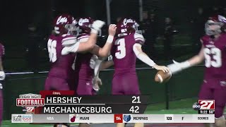 Mechanicsburg tops Hershey to stay undefeated in Week 9 [upl. by Alasteir]