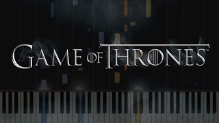 Game of Thrones Theme  Piano CoverTutorial  Synthesia [upl. by Siver]